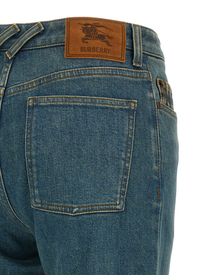 Burberry Jeans Dalia Blu a Gamba Dritta