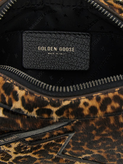 Golden Goose Umhängetasche aus mehrfarbigem Rindsleder