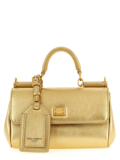 Dolce & Gabbana Handtasche aus Kalbsleder in Gold