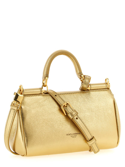 Dolce & Gabbana Handtasche aus Kalbsleder in Gold