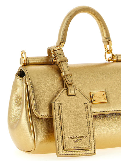 Dolce & Gabbana Handtasche aus Kalbsleder in Gold