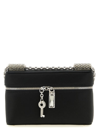 Dolce & Gabbana Schwarze Crossbody Bag aus Viskose