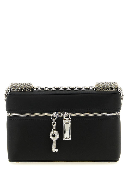 Dolce & Gabbana Schwarze Crossbody Bag aus Viskose