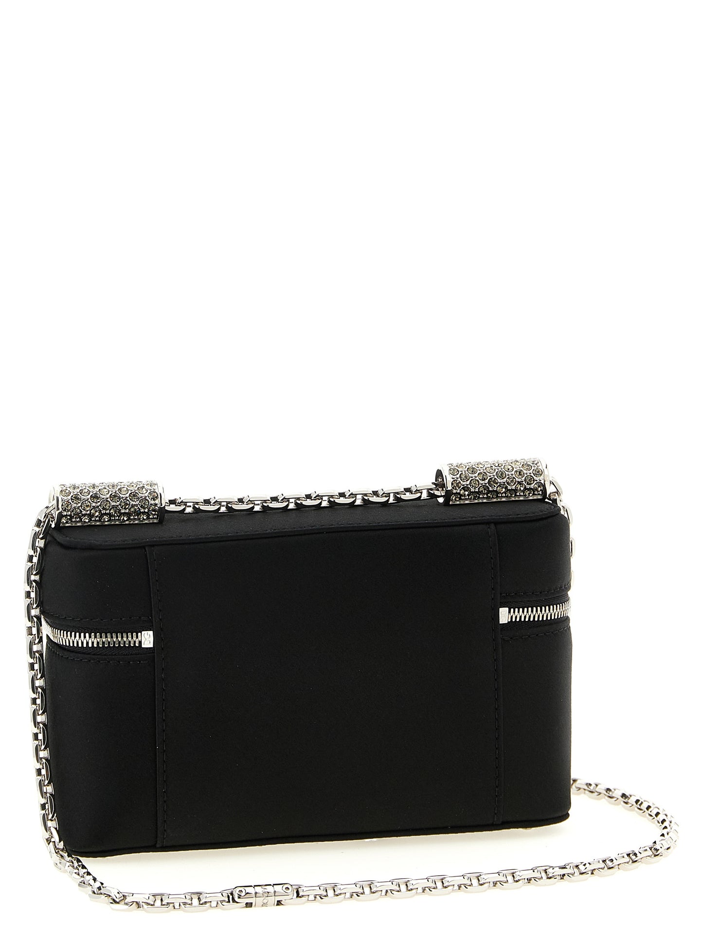 Dolce & Gabbana Schwarze Crossbody Bag aus Viskose