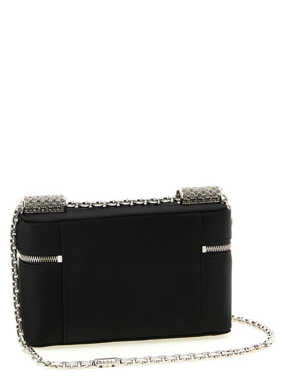 Dolce & Gabbana Schwarze Crossbody Bag aus Viskose