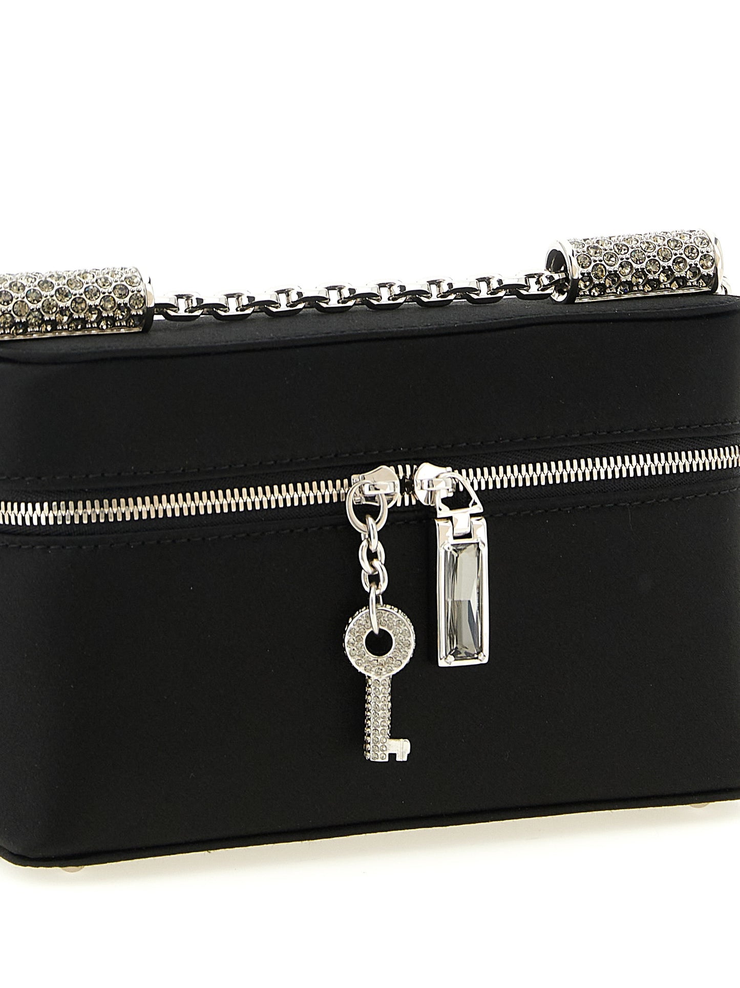 Dolce & Gabbana Schwarze Crossbody Bag aus Viskose