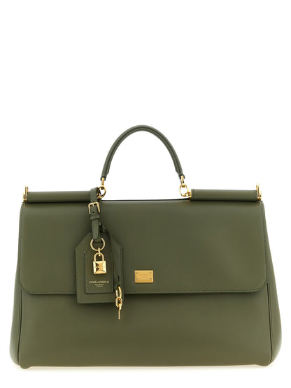Dolce & Gabbana Zweifarbige Kalbsleder-Handtasche