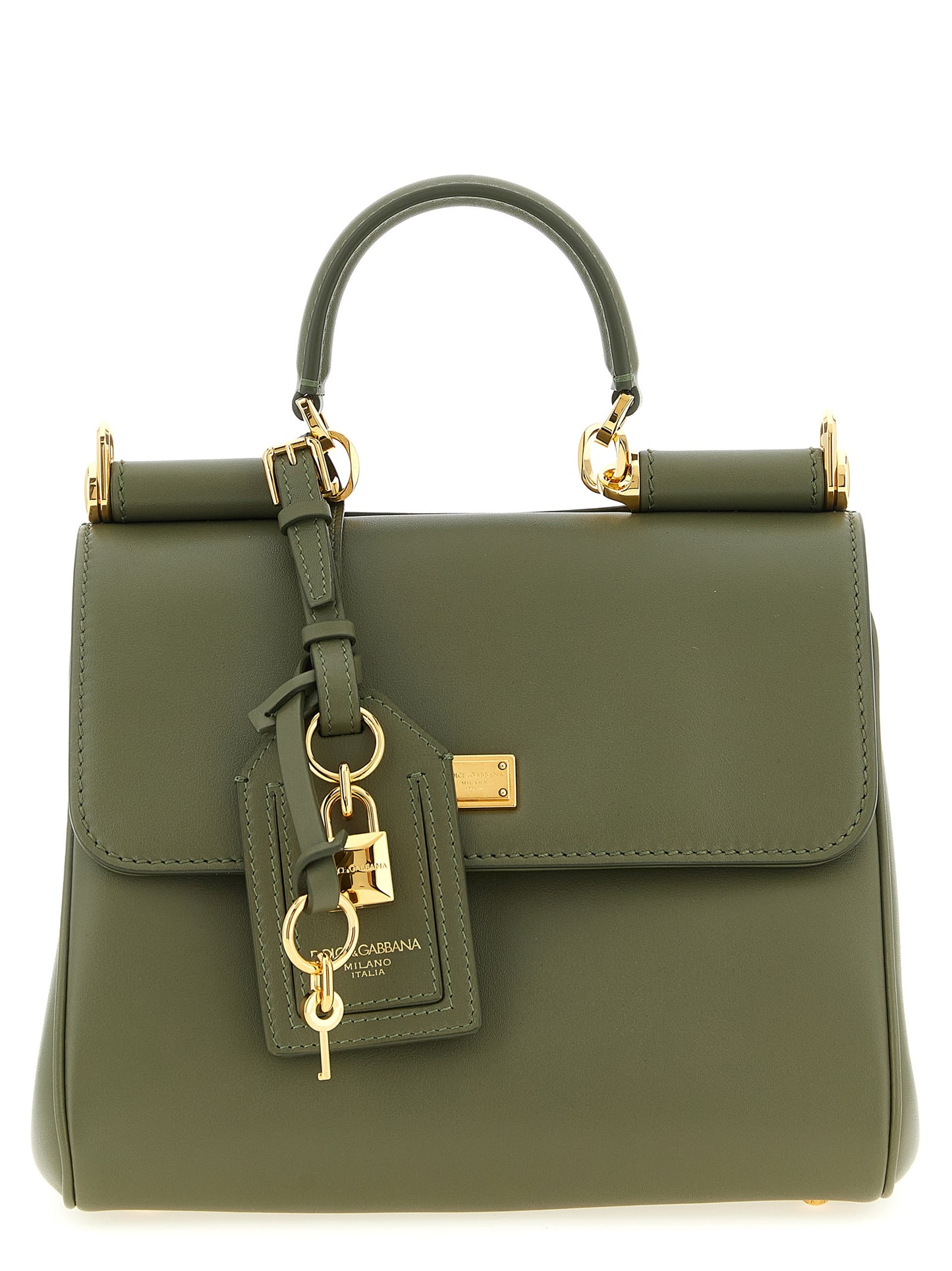 Dolce & Gabbana Zweifarbige Kalbsleder-Handtasche
