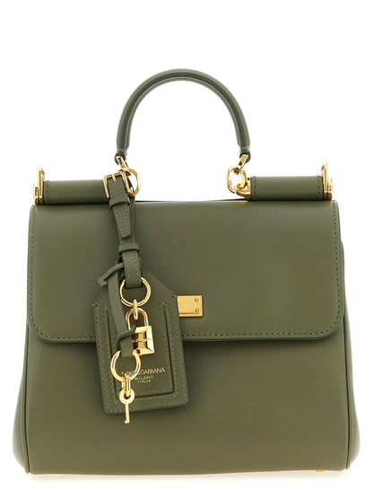 Dolce & Gabbana Zweifarbige Kalbsleder-Handtasche