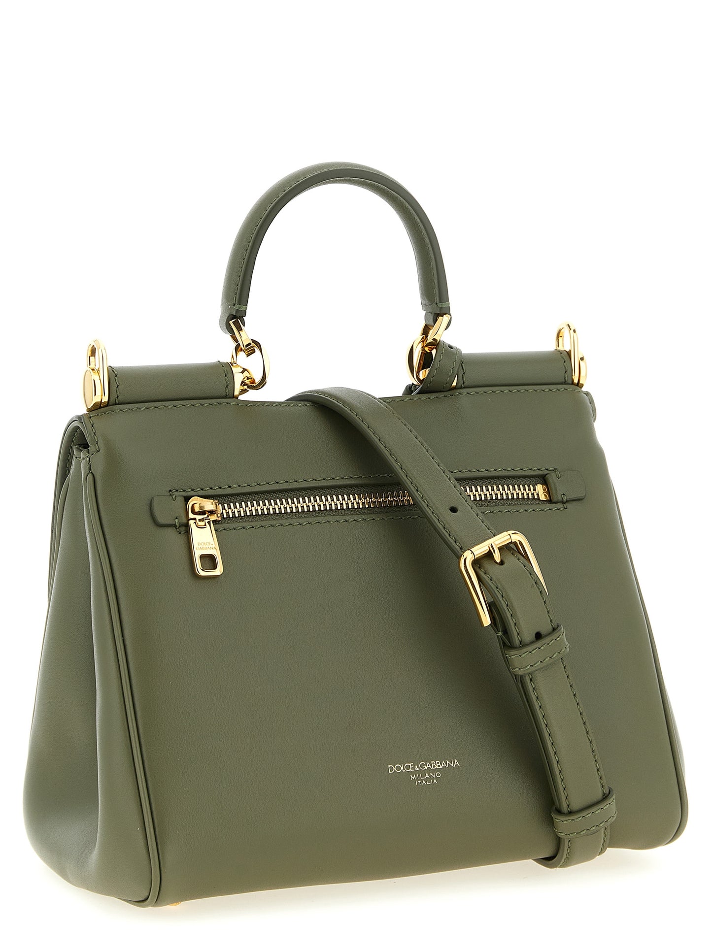 Dolce & Gabbana Zweifarbige Kalbsleder-Handtasche