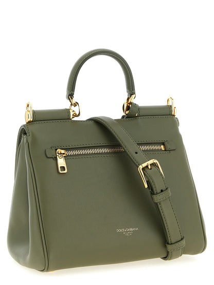 Dolce & Gabbana Zweifarbige Kalbsleder-Handtasche