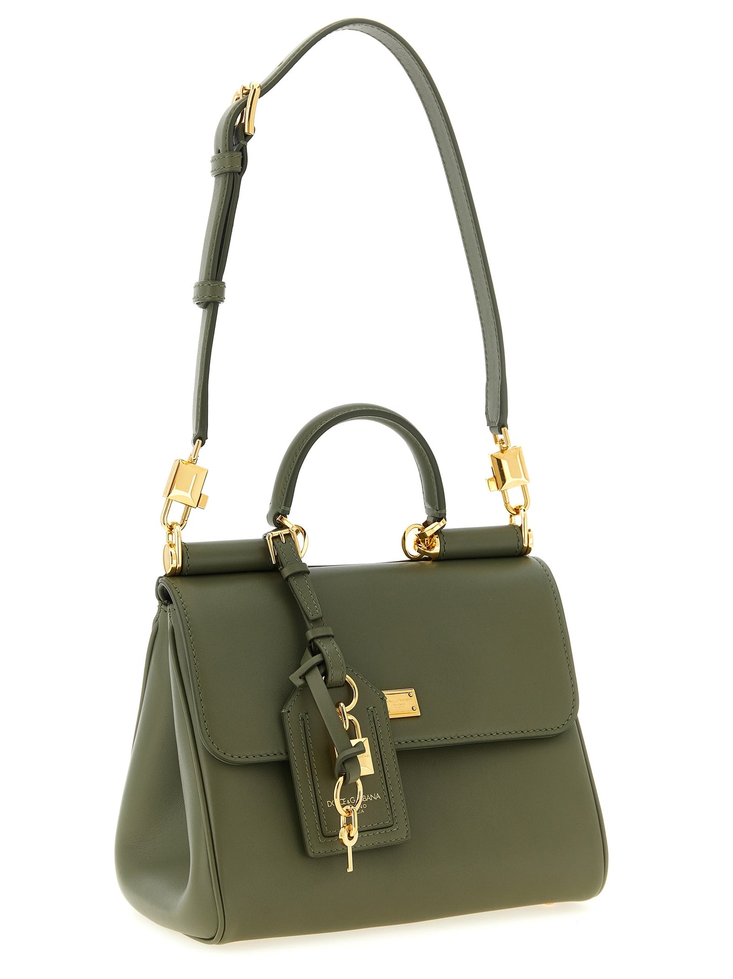 Dolce & Gabbana Zweifarbige Kalbsleder-Handtasche