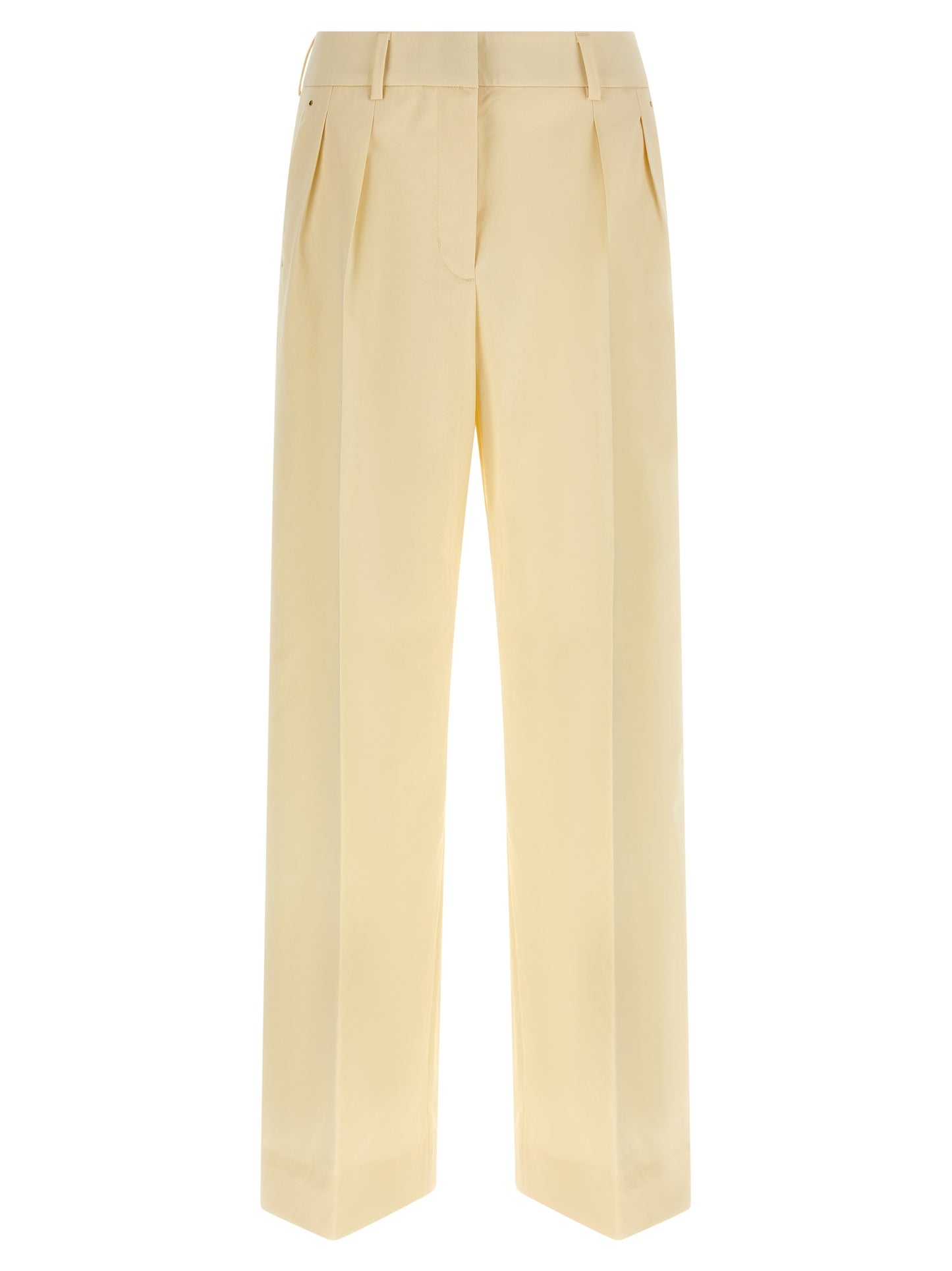Moncler Beige Baumwoll-Anzughose