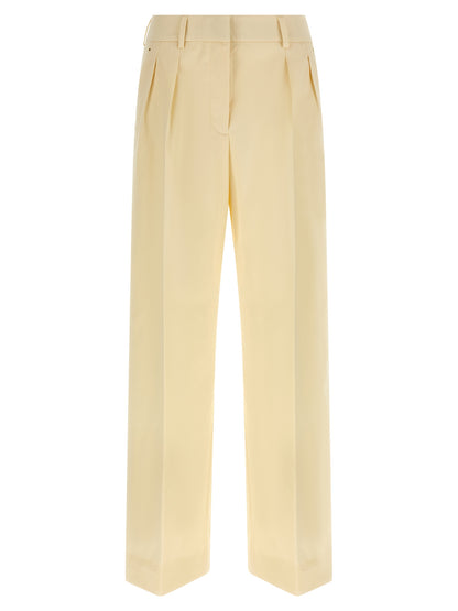 Moncler Beige Baumwoll-Anzughose
