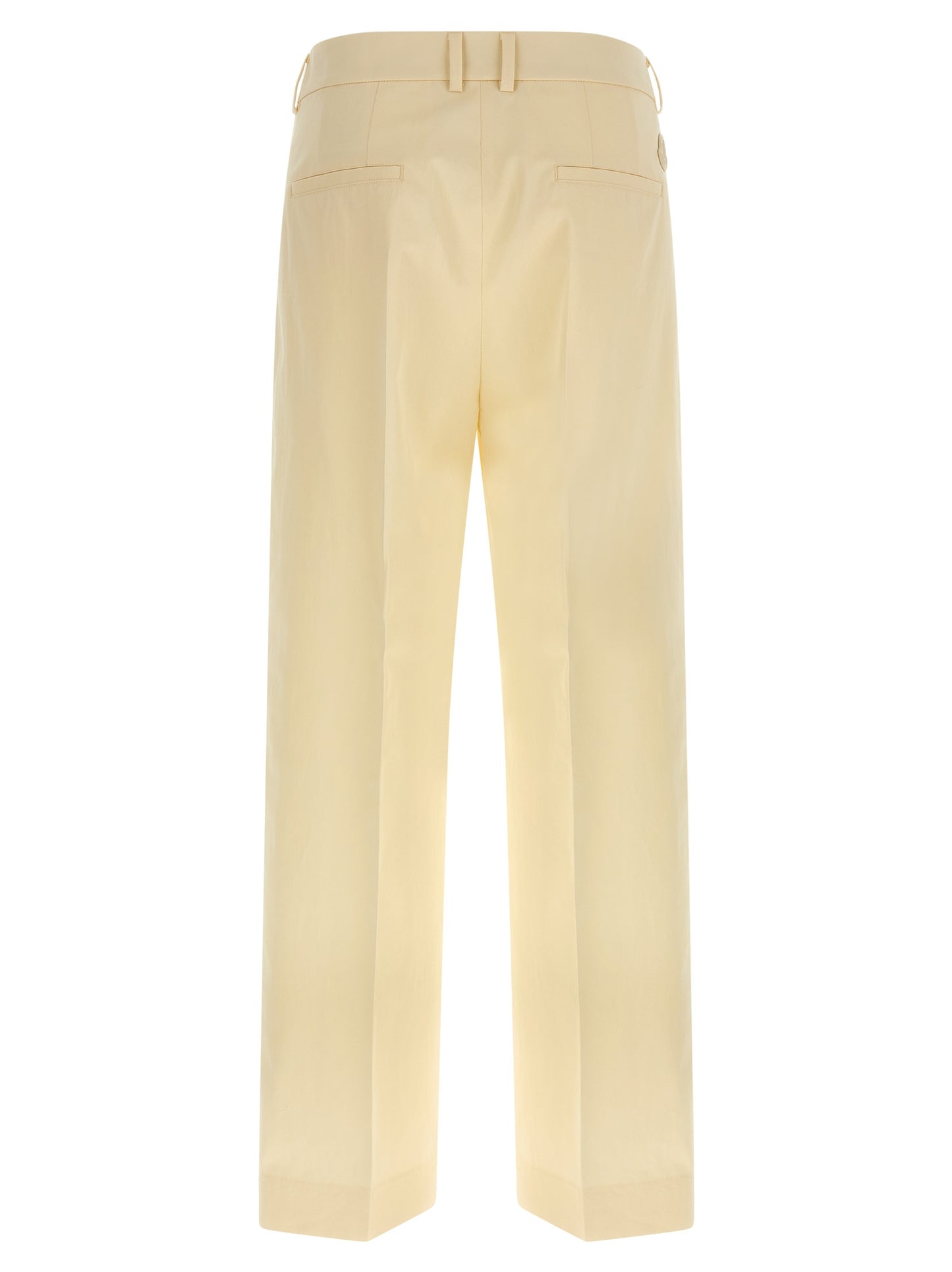 Moncler Beige Baumwoll-Anzughose