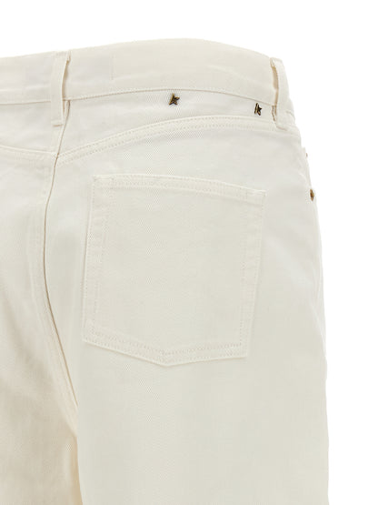 Golden Goose Weiße Boyfriend Jeans aus Baumwolle