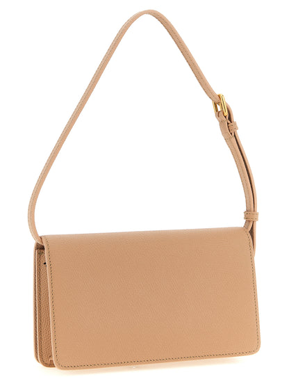 Valentino Garavani Schultertasche aus mehrfarbigem Kalbsleder