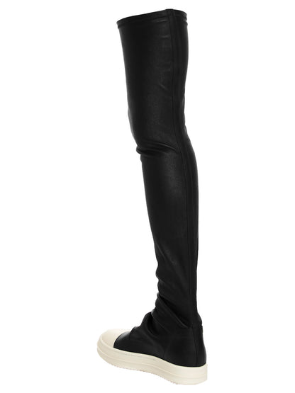 Rick Owens Zweifarbige Baumwolle Over The Knee