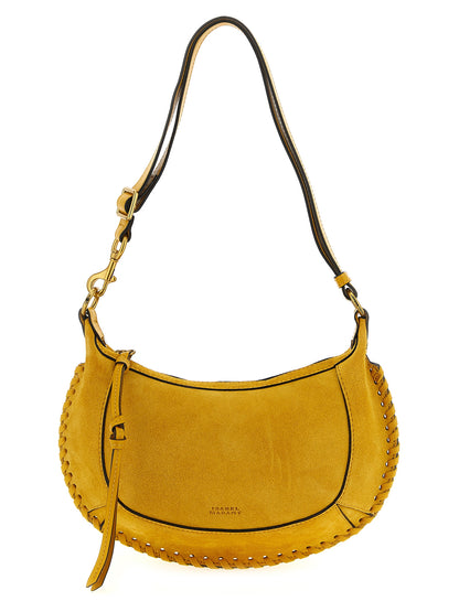 Isabel Marant Zweifarbige Schultertasche aus Kalbsleder