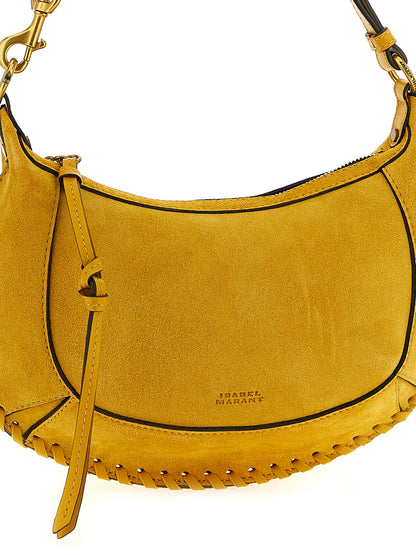 Isabel Marant Zweifarbige Schultertasche aus Kalbsleder
