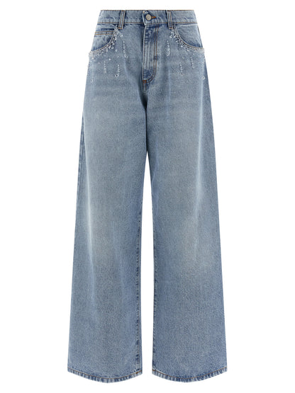 Giuseppe Di Morabito Blaue Baumwolljeans Denim