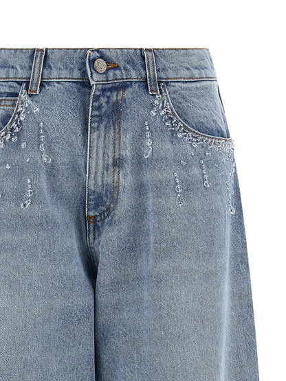 Giuseppe Di Morabito Blaue Baumwolljeans Denim