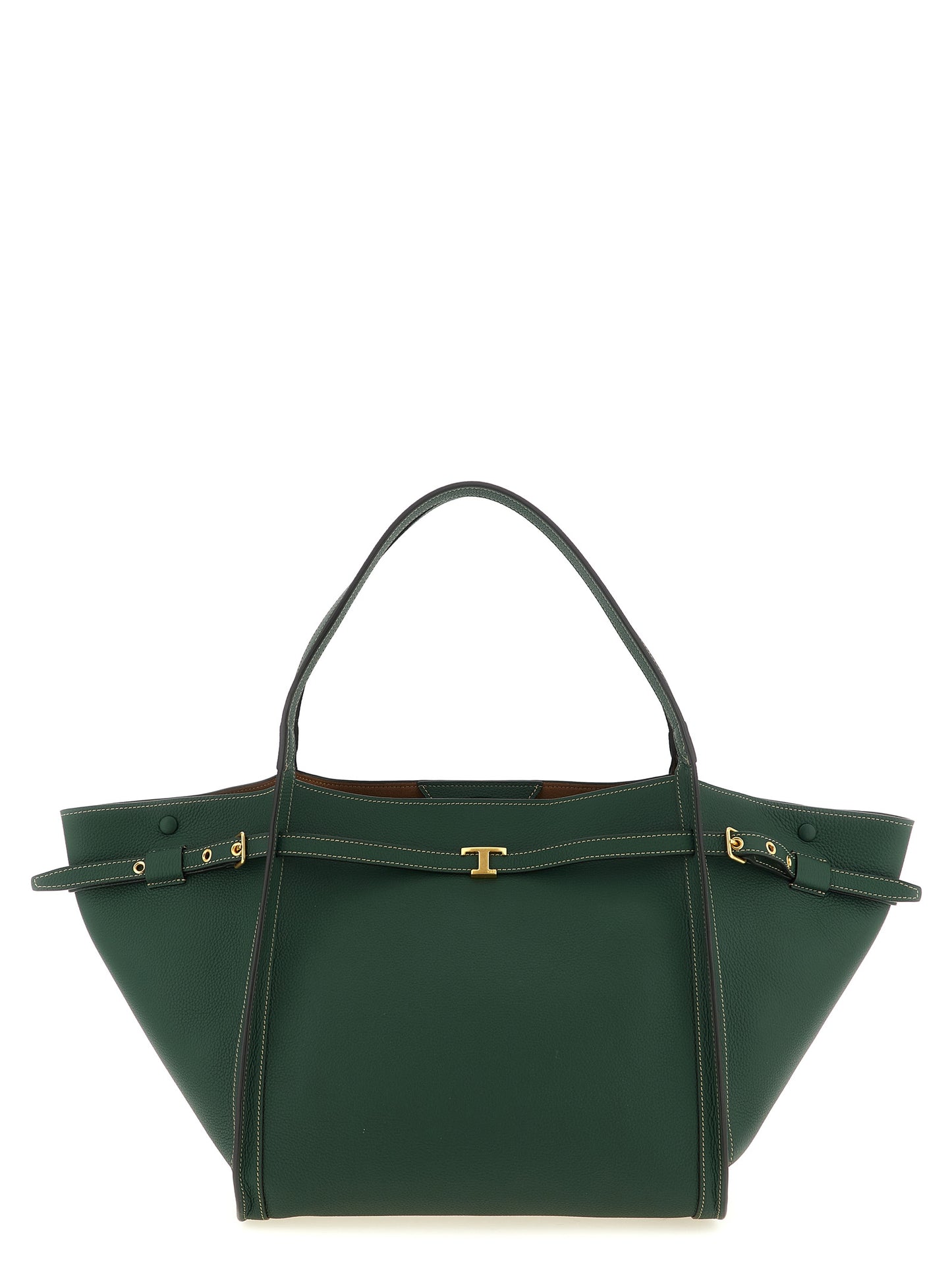 Tod's Zweifarbige Kalbsleder-Tote Bag