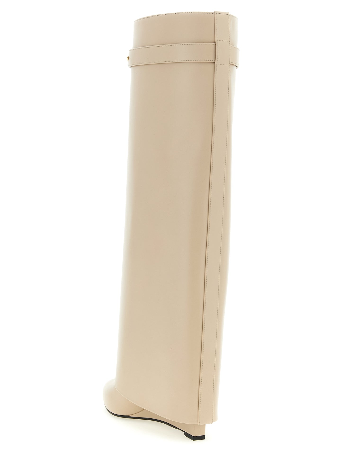Givenchy Beige Kalbsleder Overknee-Stiefel