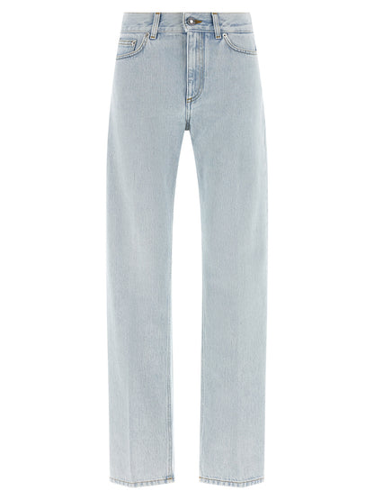 Givenchy Blaue Jeans aus Baumwolle im geraden Schnitt