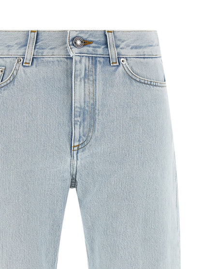 Givenchy Blaue Jeans aus Baumwolle im geraden Schnitt