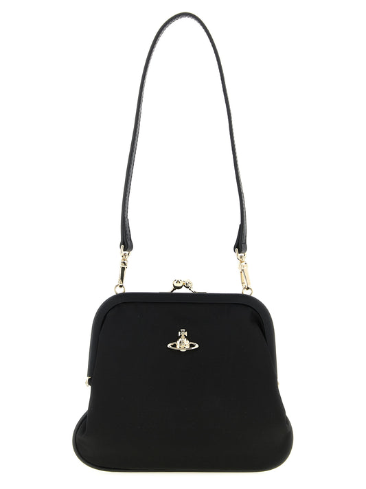 Vivienne Westwood Schwarze Clutch aus Viskose