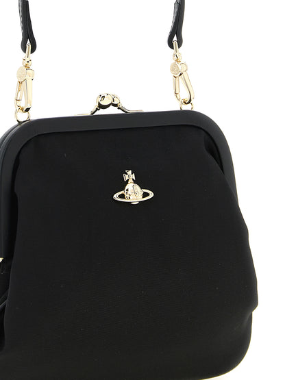 Vivienne Westwood Schwarze Clutch aus Viskose