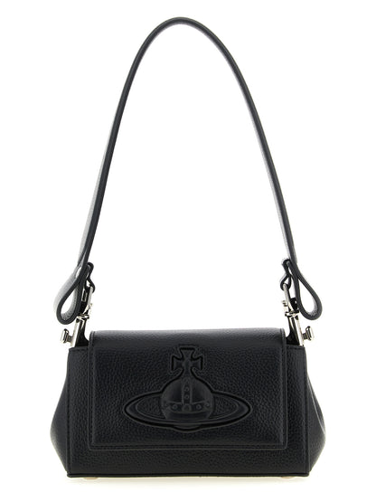 Vivienne Westwood Schwarze Schultertasche aus Polyethylen