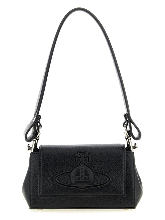 Vivienne Westwood Schwarze Schultertasche aus Polyethylen