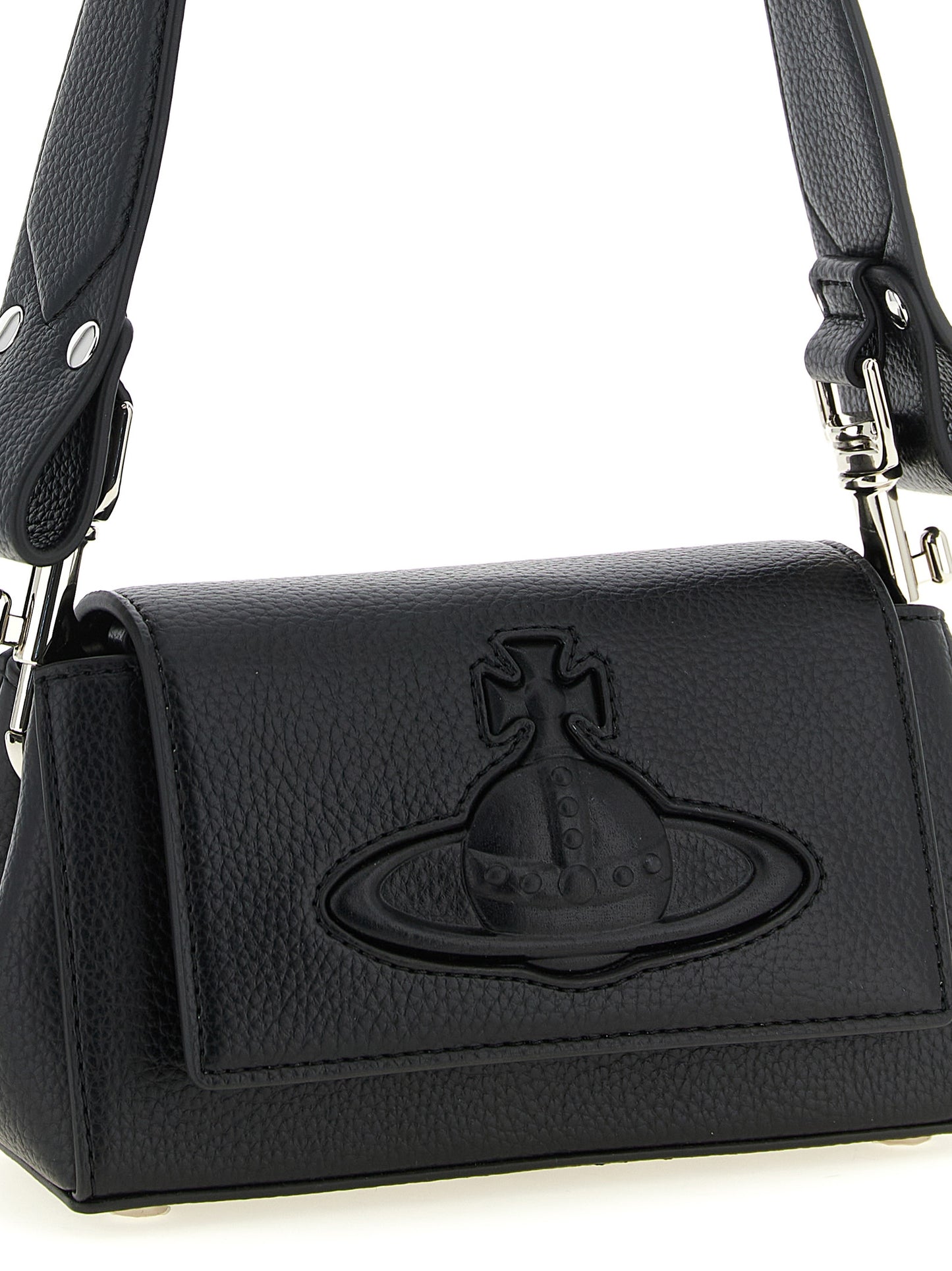 Vivienne Westwood Schwarze Schultertasche aus Polyethylen