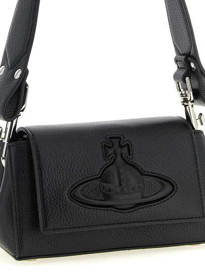 Vivienne Westwood Schwarze Schultertasche aus Polyethylen