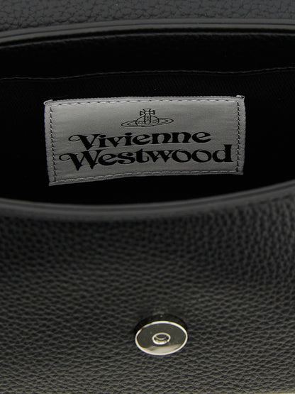 Vivienne Westwood Schwarze Schultertasche aus Polyethylen