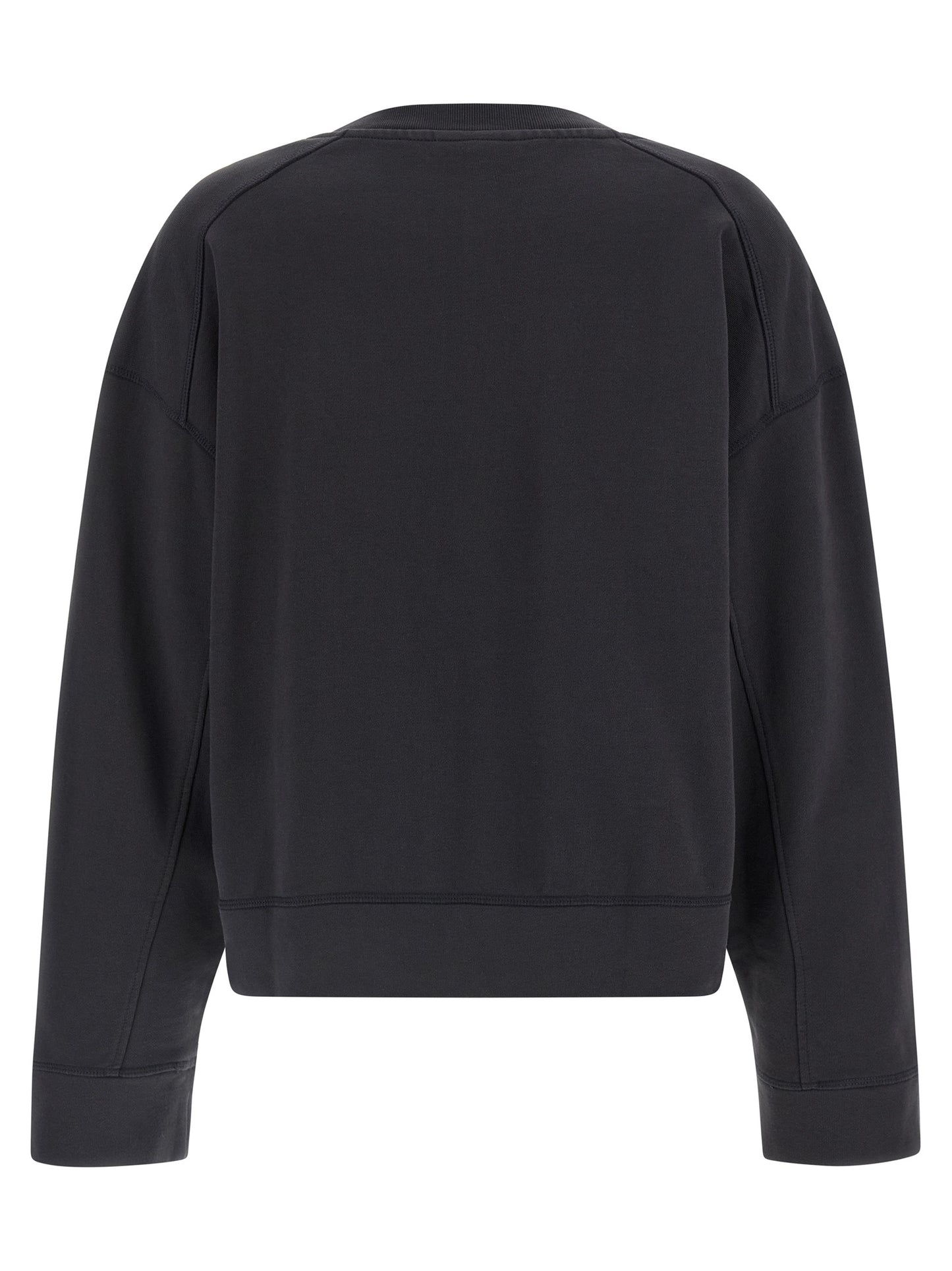 Ganni Schwarzer Bio-Baumwoll-Sweater