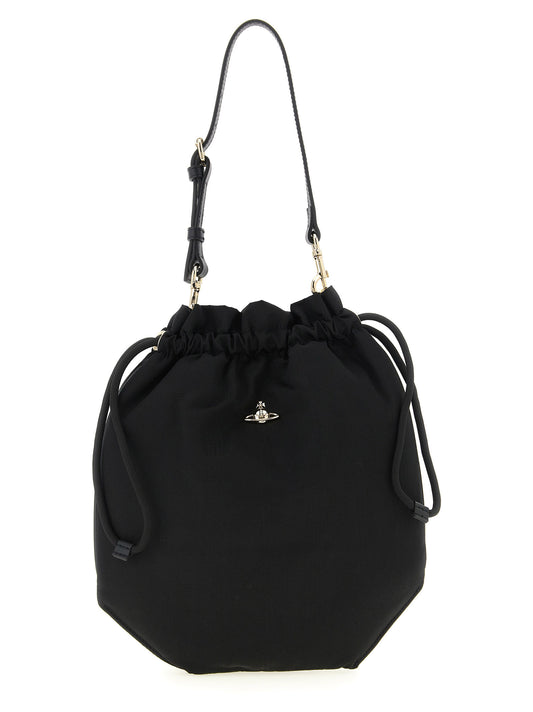 Vivienne Westwood Schwarze Viscose Handtasche