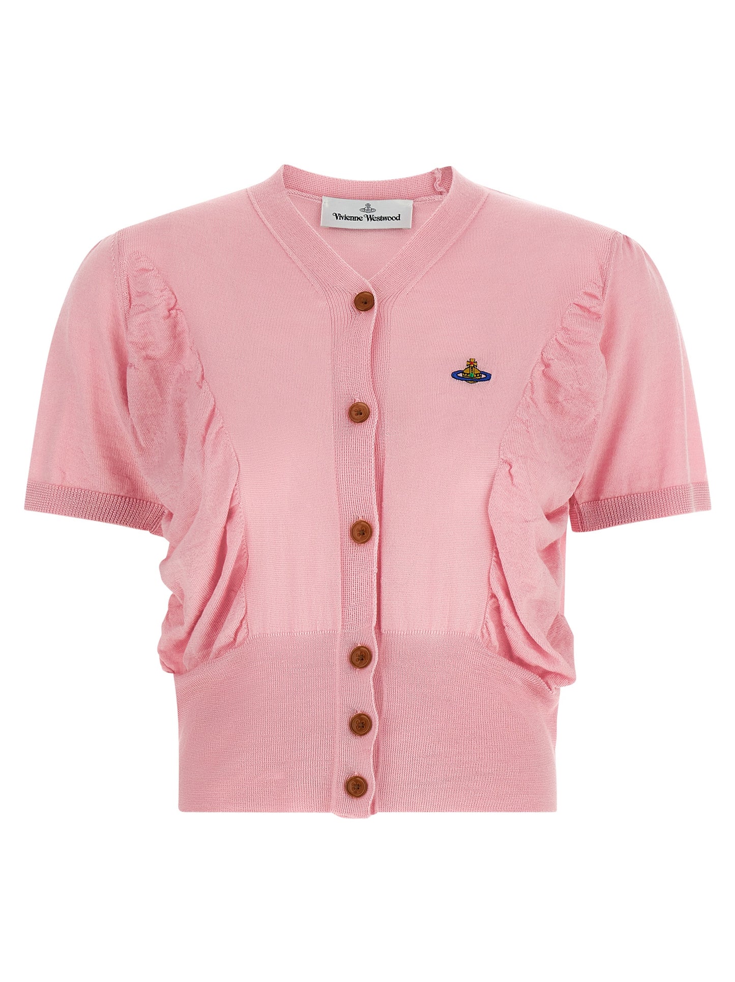 Vivienne Westwood Mehrfarbige Wollstrickjacke