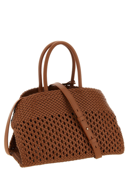 Ferragamo Braune Kalbsleder-Handtasche