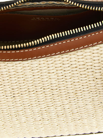 Isabel Marant Braunes Kalbsleder Damen Crossbody Tasche