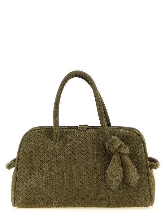 Jacquemus Zweifarbige Kalbsleder-Handtasche