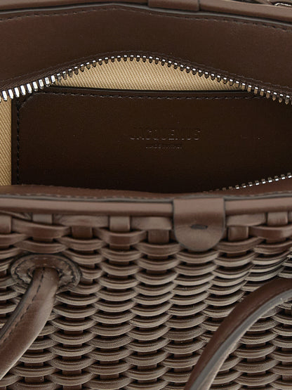 Jacquemus Braune Baumwolltasche