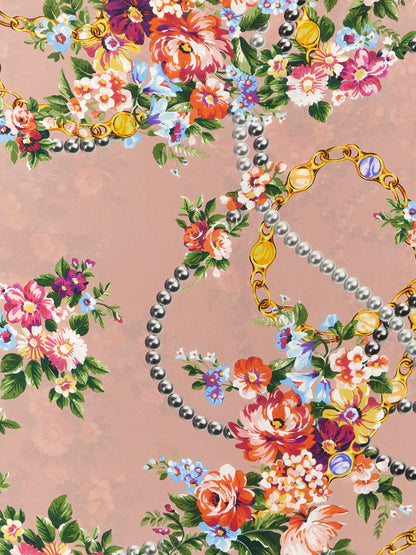 Dolce & Gabbana Blaues Seidenschal