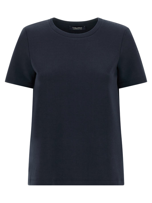 'S Max Mara Blaues Baumwoll-T-Shirt