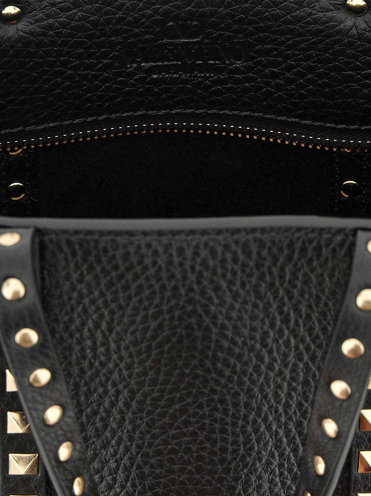 Valentino Garavani Schwarze Kalbsleder-Tasche