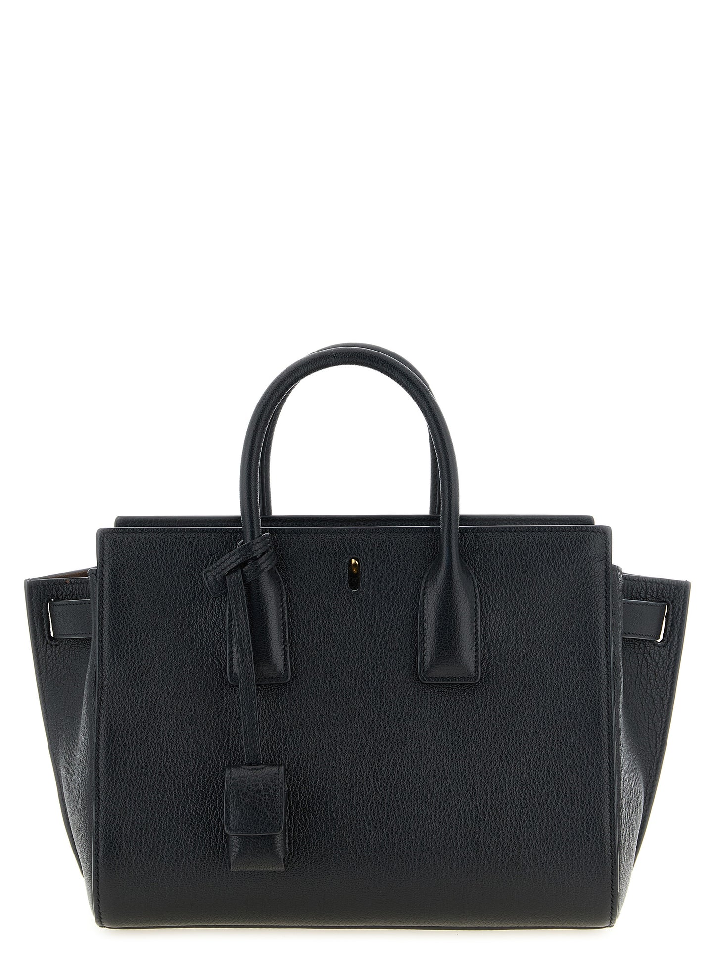 Saint Laurent Schwarze Ziegenleder-Handtasche