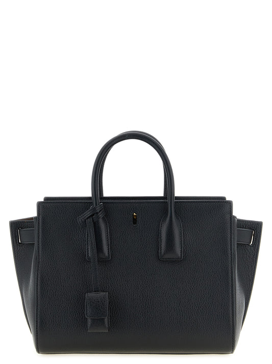 Saint Laurent Schwarze Ziegenleder-Handtasche