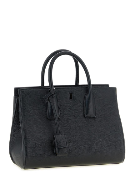 Saint Laurent Schwarze Ziegenleder-Handtasche